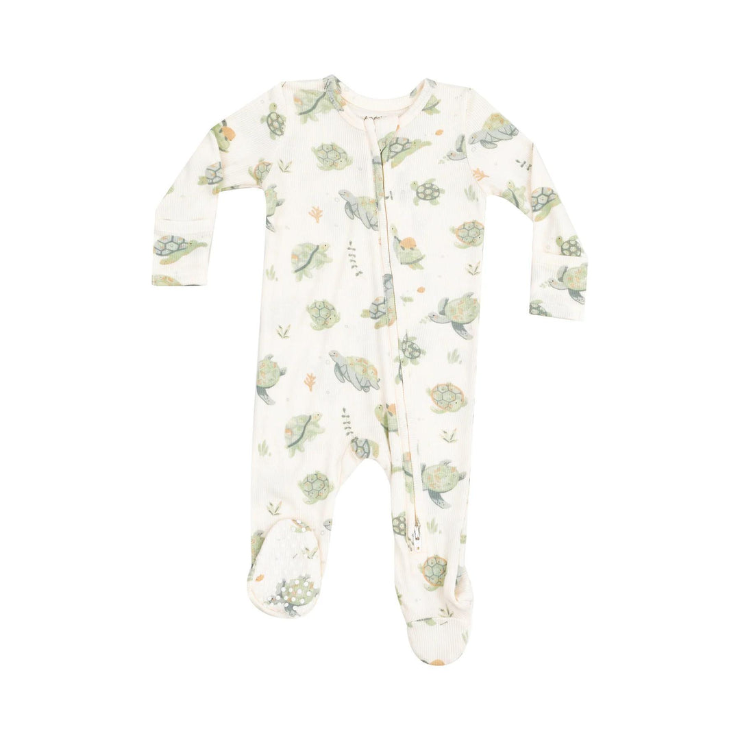 Sea Turtles 2 Way Zipper Footie ANG325