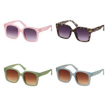 Rose Square Color Asst. Sunglasses BLU426