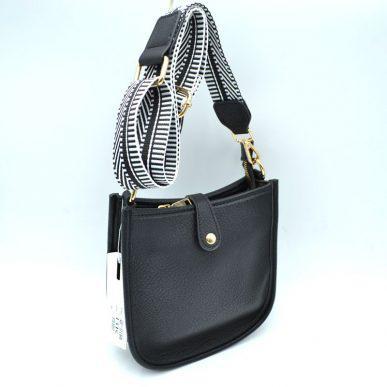 Mini Flap Crossbody Bag w/Braided Strap LQF018 EMH