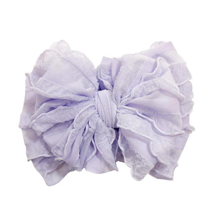 Ruffled Bow Headband RRA