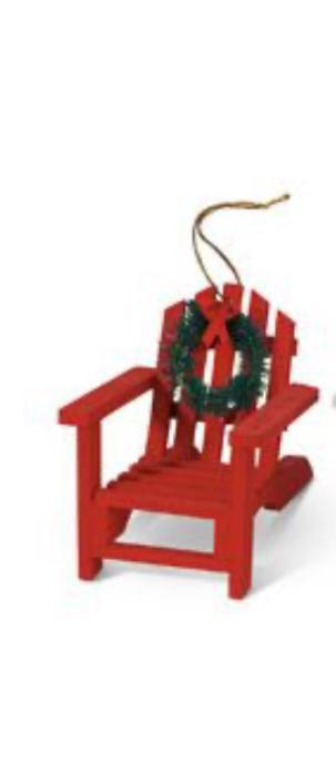 Wood Ornament – Adirondack Chair CPS7825