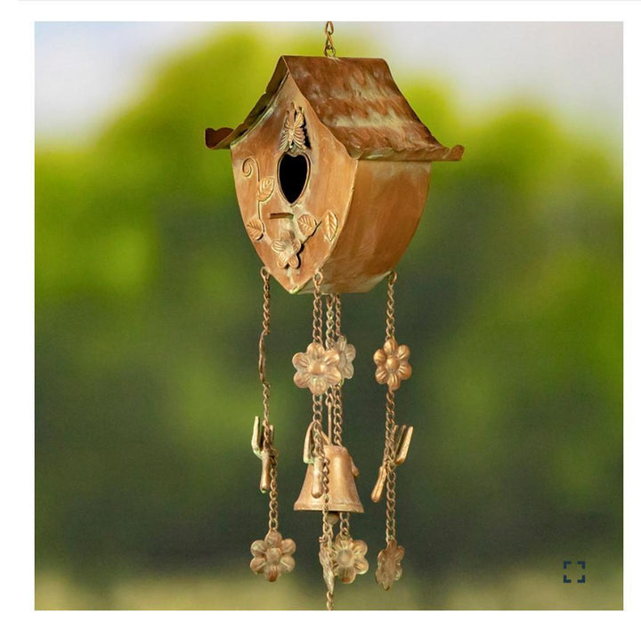Hanging Birdhouse/Wind Chime Asst ZAR