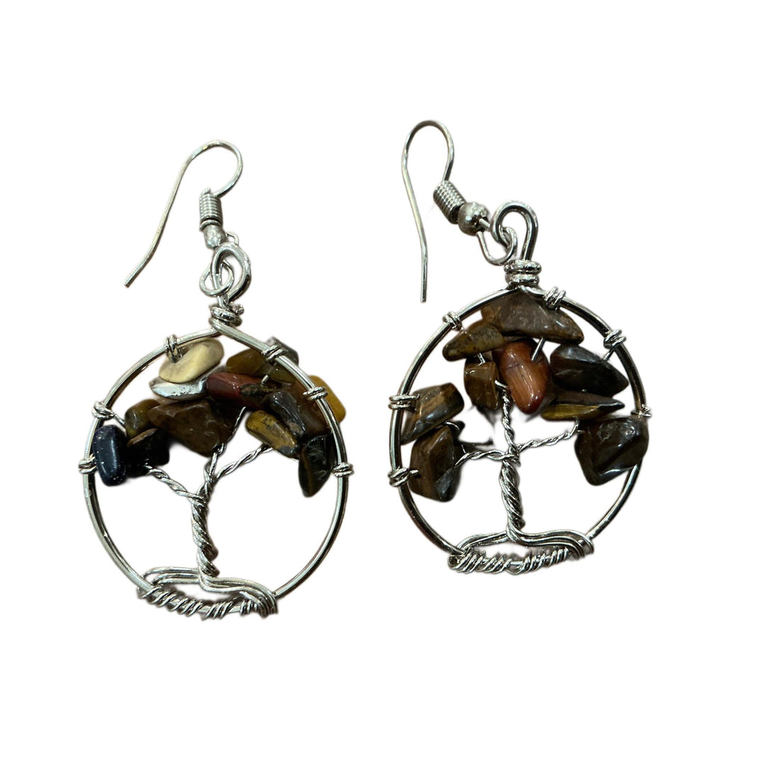 Tree of Life Stone Earrings TBC226