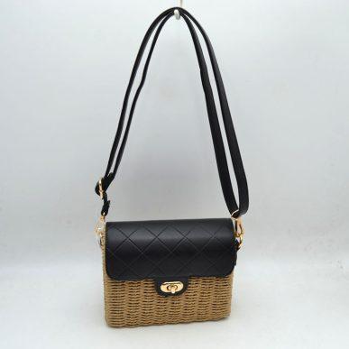 Straw Crossbody Bag T3507 EMH526