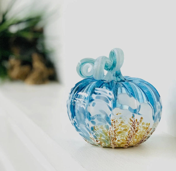 Glass Mini Pumpkin 4” LKA825