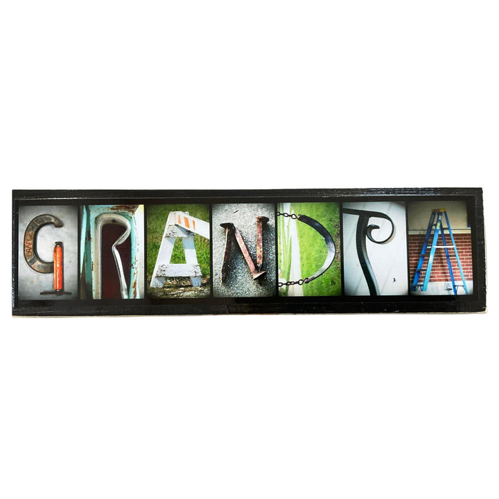 Grandparent Photo Letter Sign LOL126