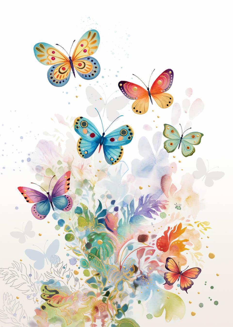 Butterfly Blank Card NQI725
