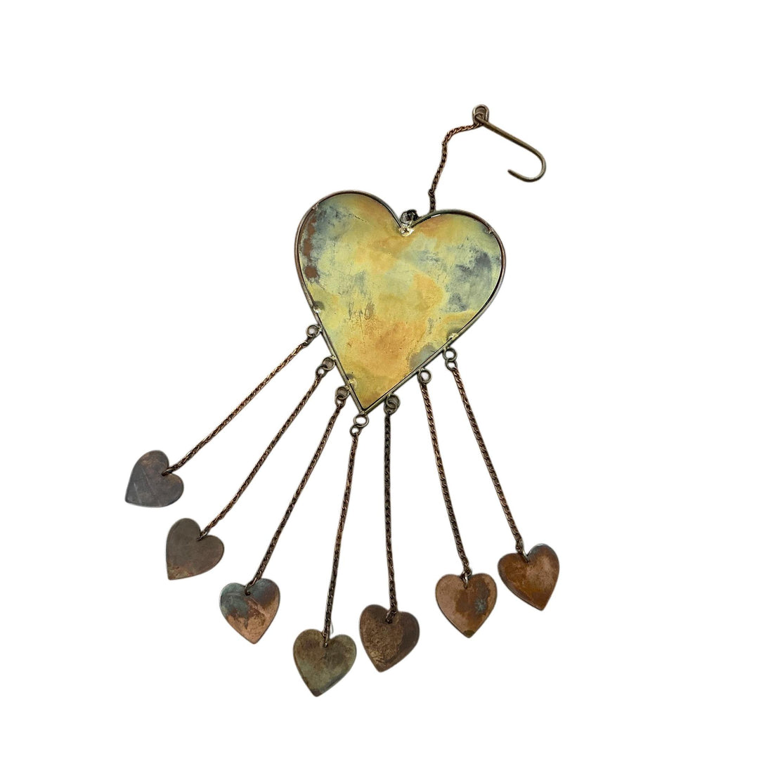 Heart Shape Wind Chime OAK526