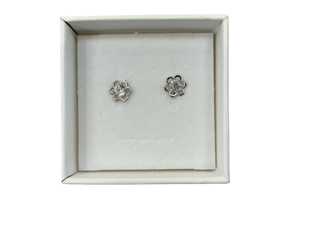 Open Flower Earrings ISJ