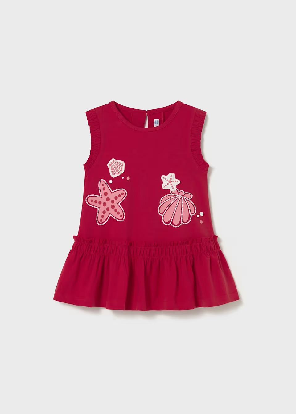 Baby Silkscreen Nautical Print Dress MYR326