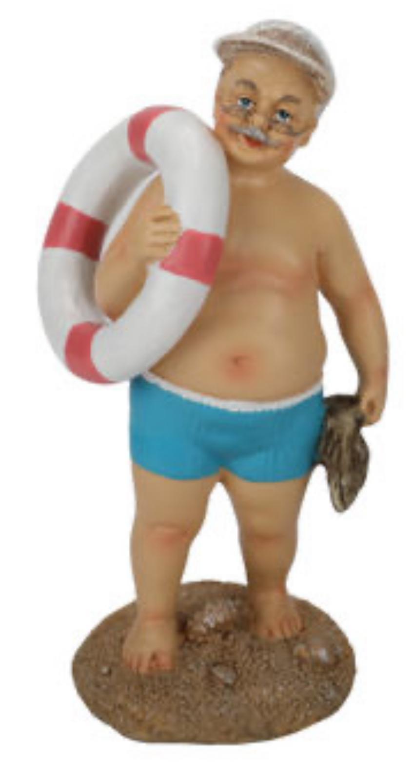 Resin Beach Couple Tube Asst FTG625
