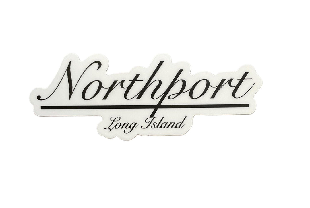 Northport, LI Script Decal STR225
