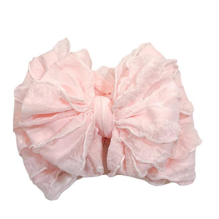 Ruffled Bow Headband RRA