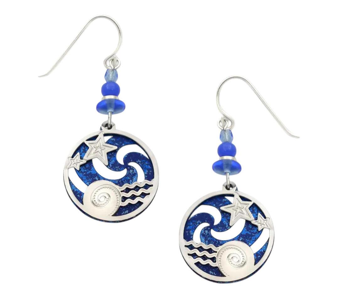 Coastal Stars on Water Earrings SKY626