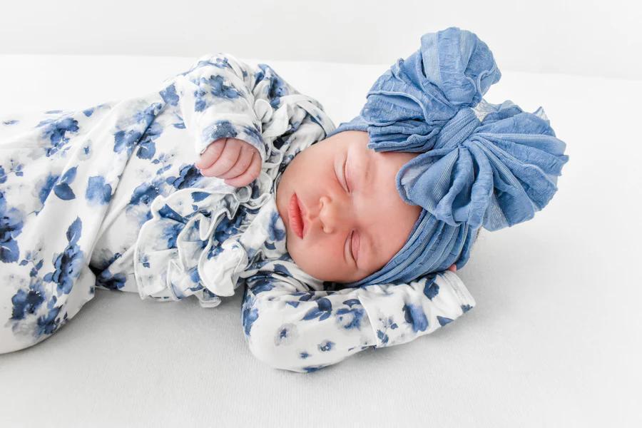 Ruffled Bow Headband RRA