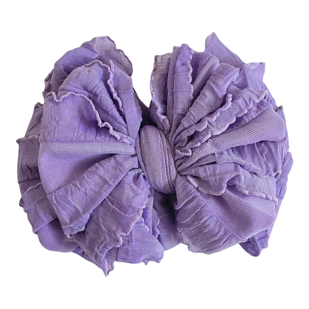 Ruffled Bow Headband RRA