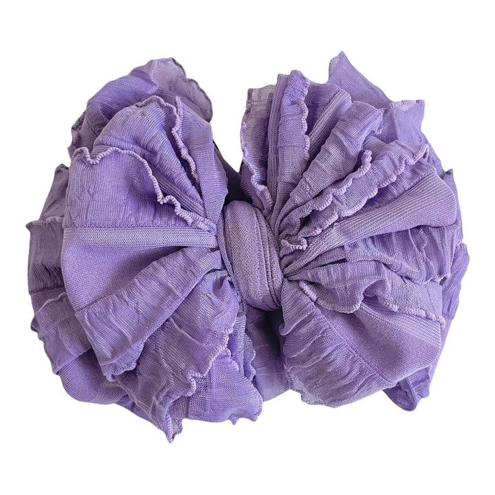Ruffled Bow Headband RRA
