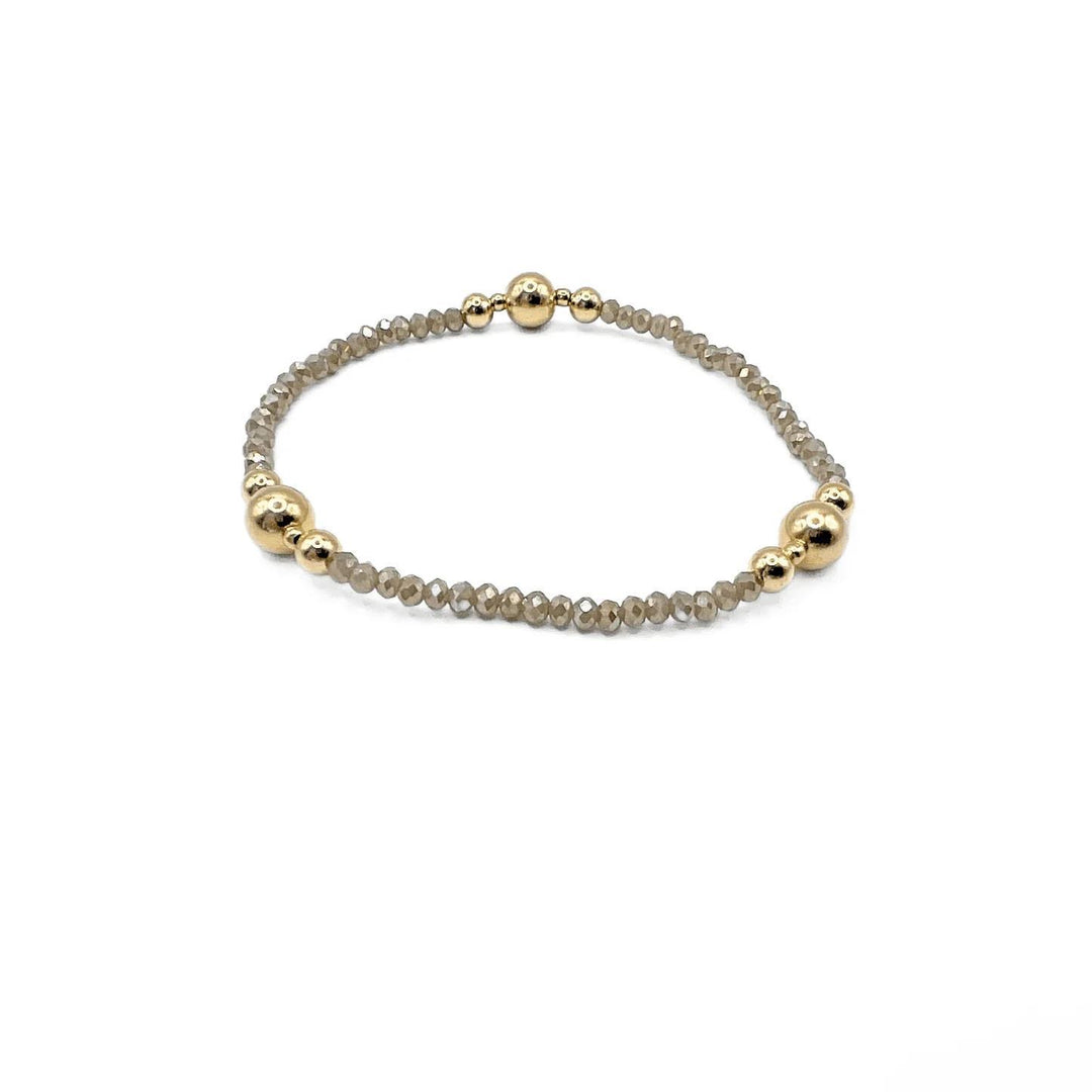 The Nantucket Shimmer Collection 14k Gold Filled Beaded Bracelet ERN825