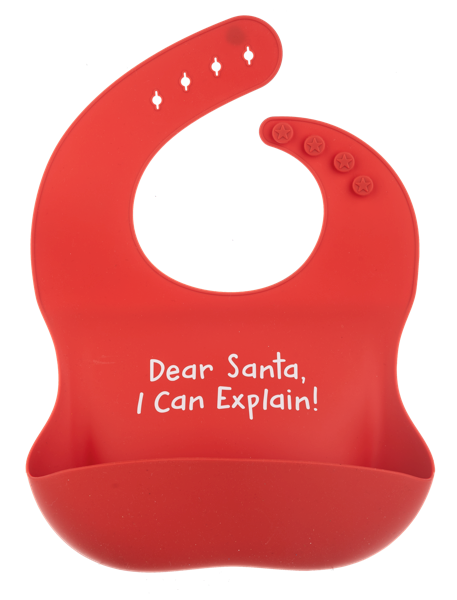 Holiday Silicone Bibs GNZ825