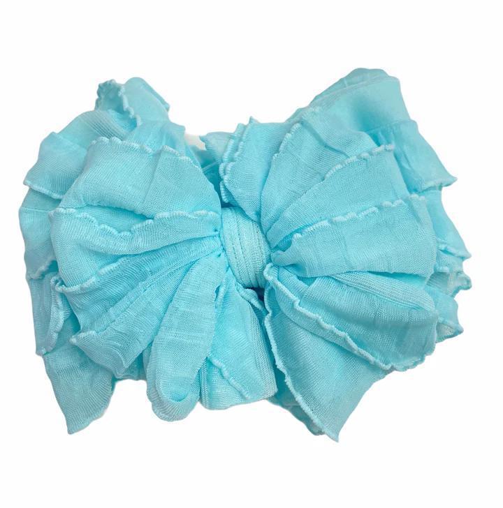 Ruffled Bow Headband RRA