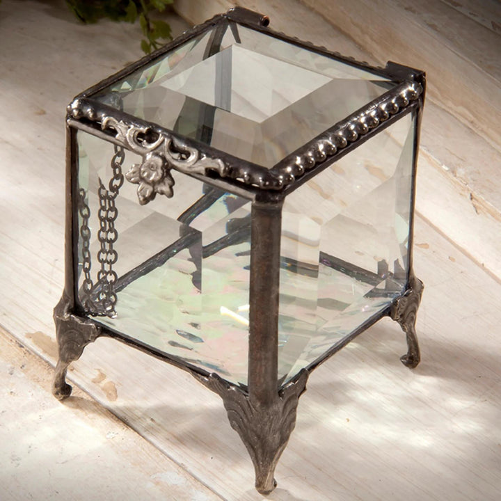 Beveled Glass Ring Box DEV