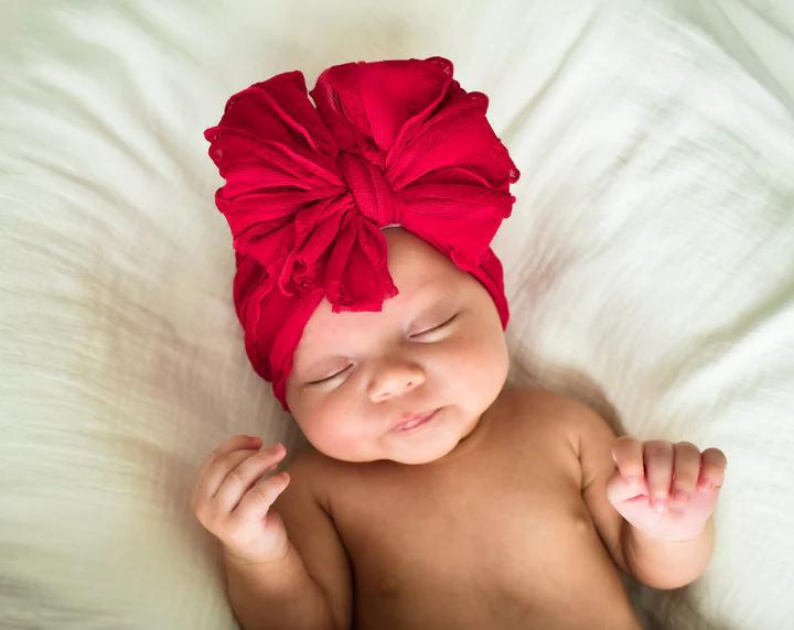 Ruffled Bow Headband RRA