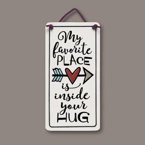 Inside Your Hug Wall Art Plaque SPC924