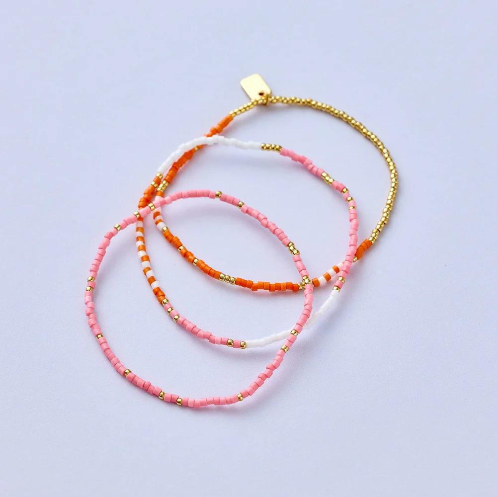 WARM BREEZE STRETCH BRACELET SET OF 3 PUR525