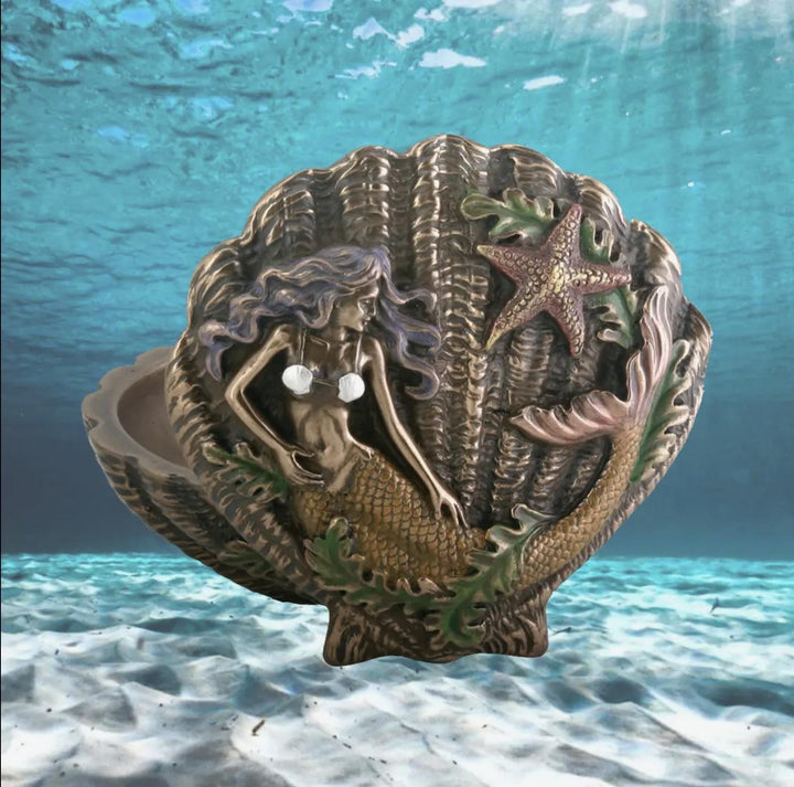 Mermaid Decorative Trinket Shell Box PTC336