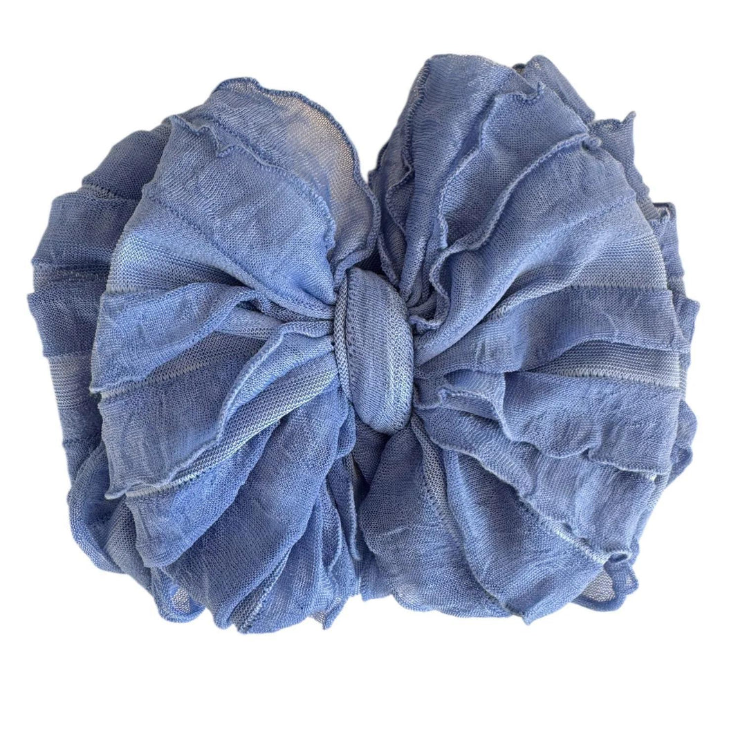 Ruffled Bow Headband RRA