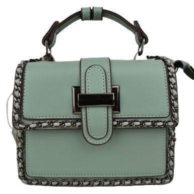 Chain Trim Top Handle Crossbody Bag V025 EMH726