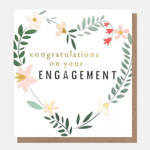 Engage Heart Engagement Greeting Card NQI725