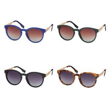 LUXE POLARIZED ROUNDIE ASSORTED COLORS BLU426