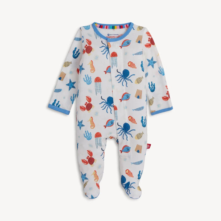 Deep Chic Blue Modal Footie MGM226