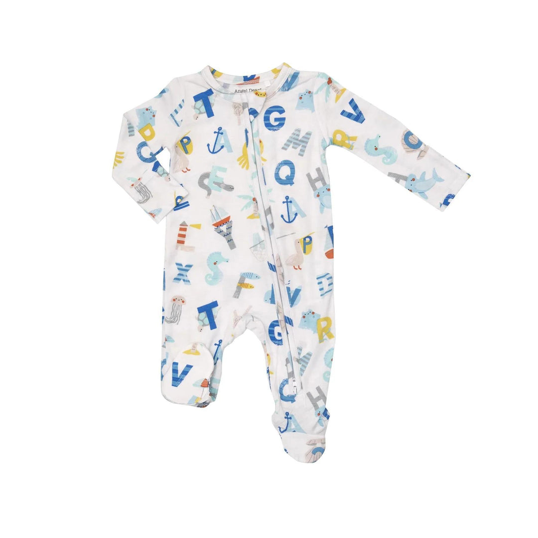 Nautical ABC Footie AGD