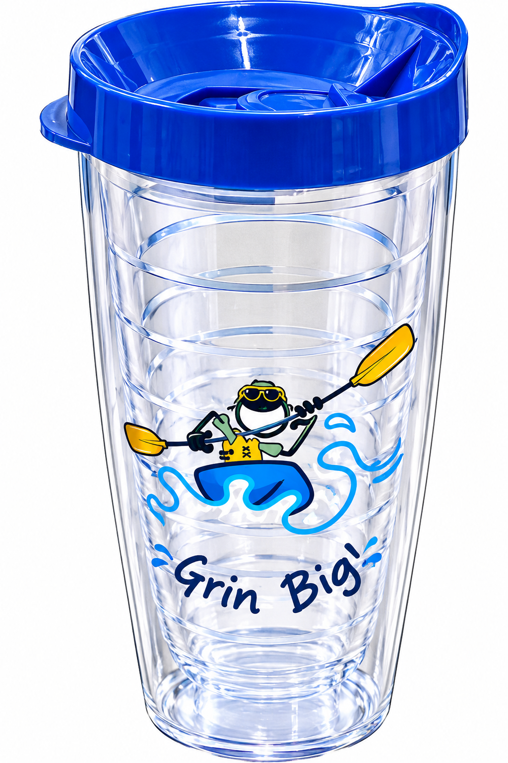 Grin Big/Kayak Plastic Tumbler DEI1026*