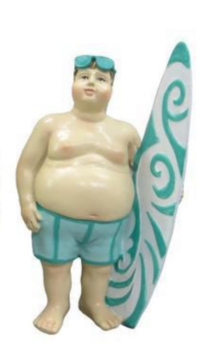 Resin Beach Couple Surf Asst. FTG325
