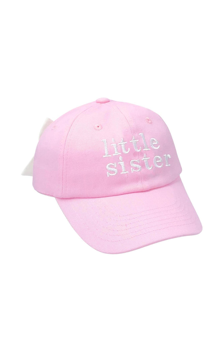 Little Sister Bow Baseball Hat Pink BAB426
