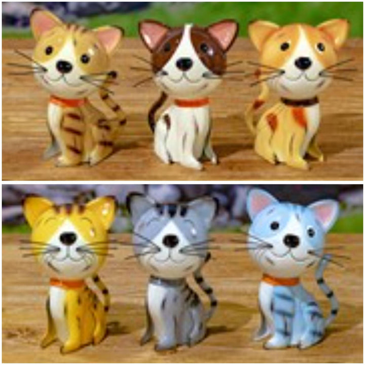 Metal Cat Figurines The Kitty Klutter Assortment ZAR526