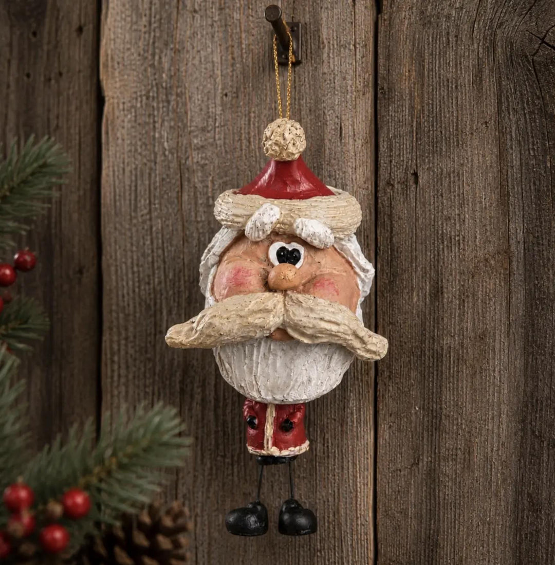 Dangly Santa w/Rough Beard  Ornament By Bert Anderson DEV824