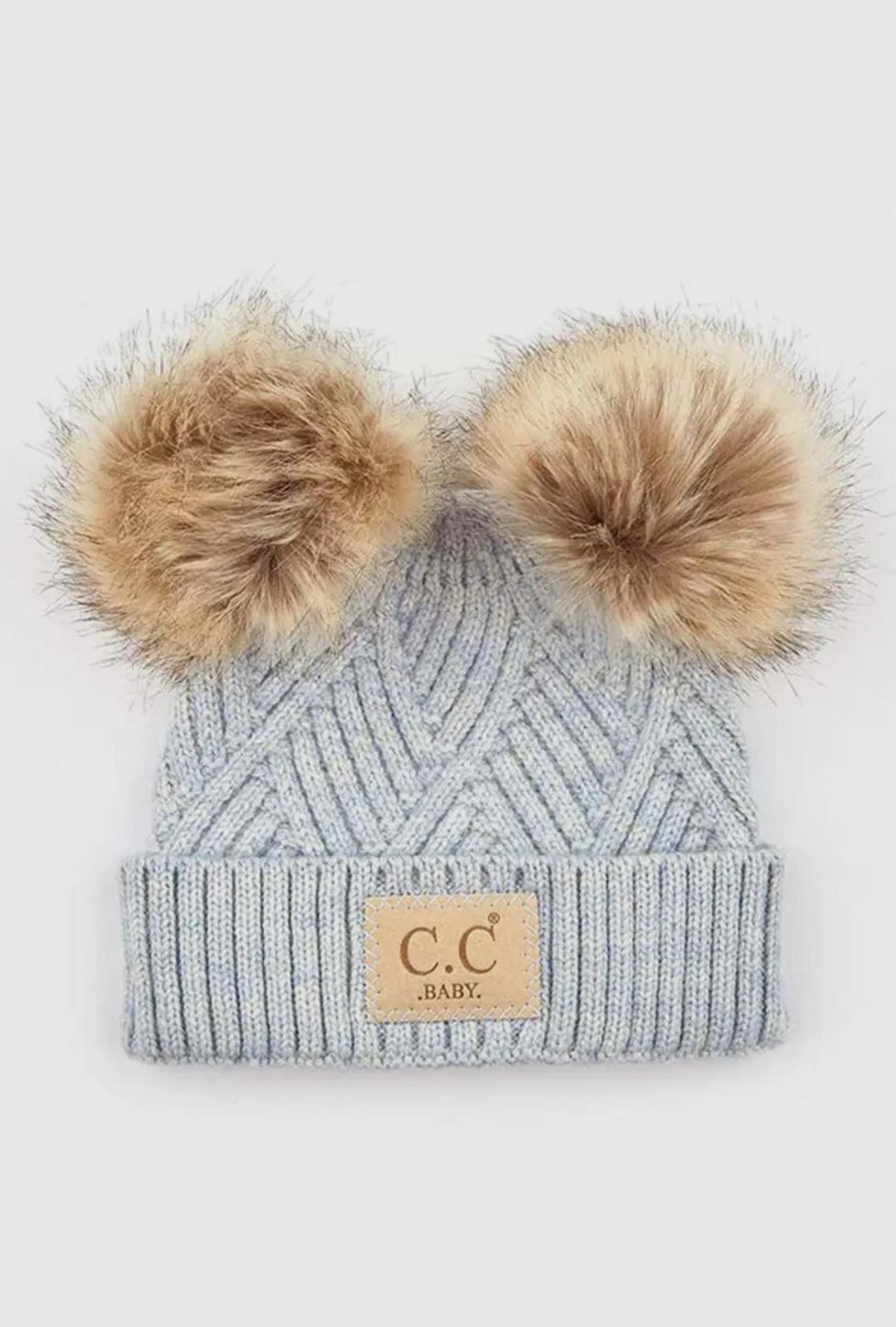 Baby Diagonal Tripes Pattern Beanie HAN925