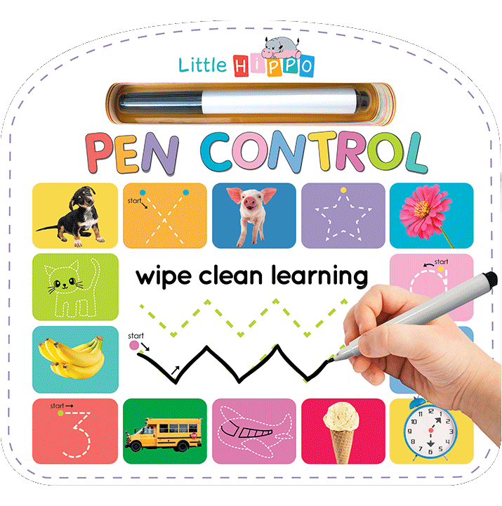 Write & Wipe Pen Control Book LHB626