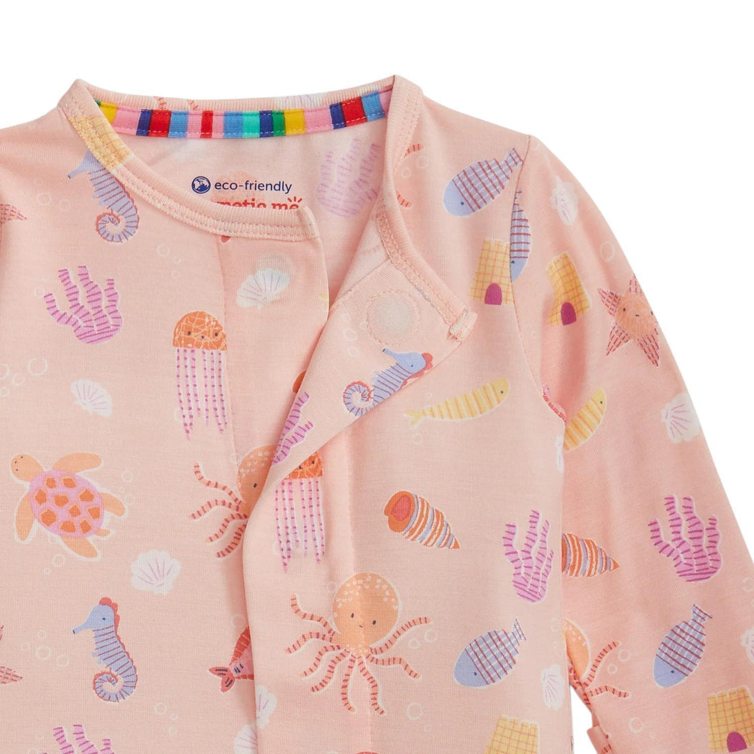 Deep Chic Pink Modal Magnetic Footie MGM226