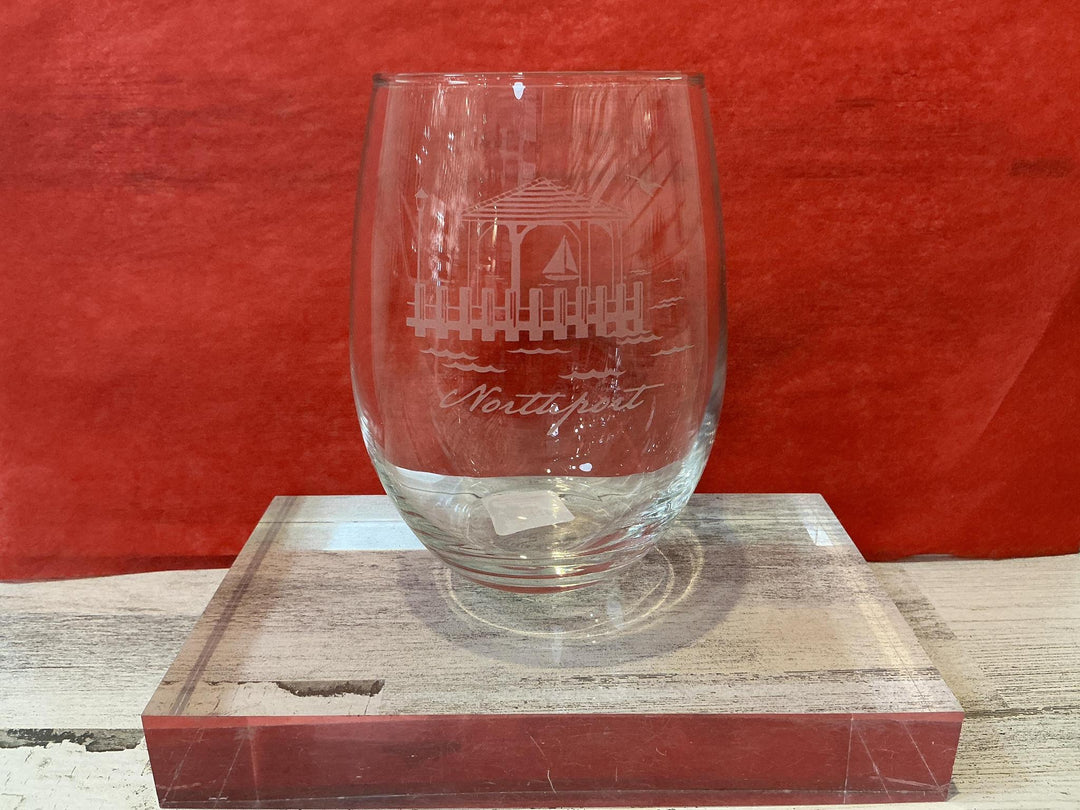 Northport Dock Etched Glassware SUS