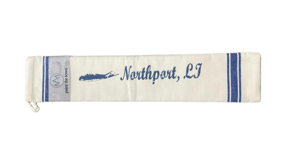 Northport LI Map Tea Towel PTT726