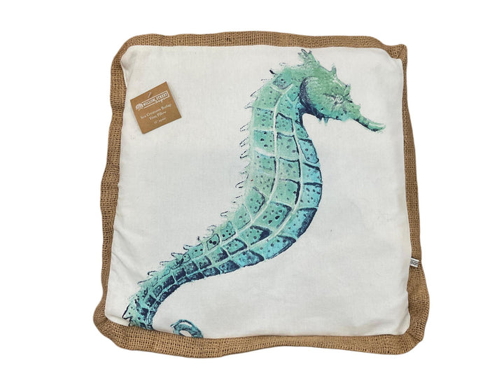 Sea Creature Burlap Pillow Asst.DEI*