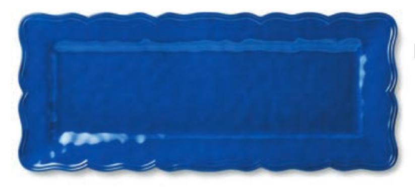 Isabella Blue Rectangular Platter CIC525