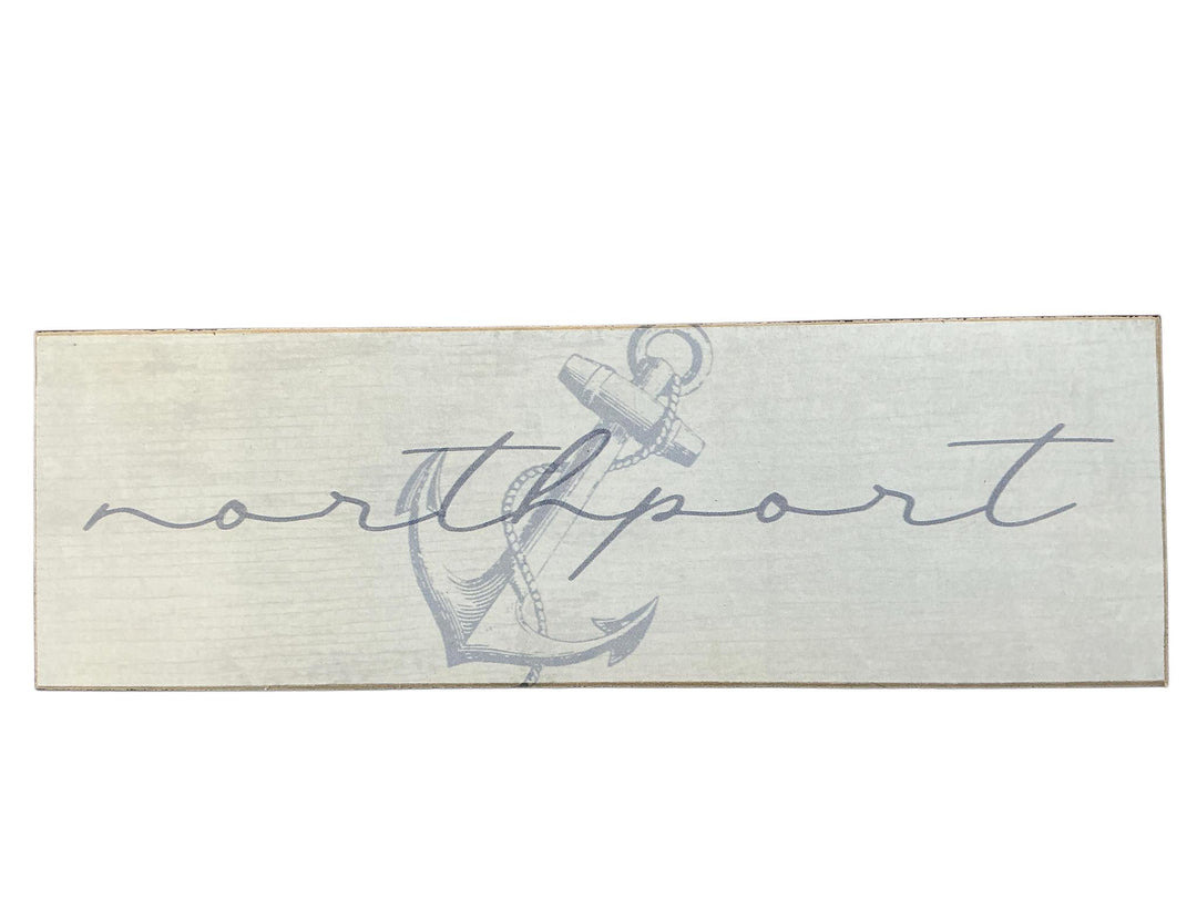 Large Anchor In Script Sign PTT1125