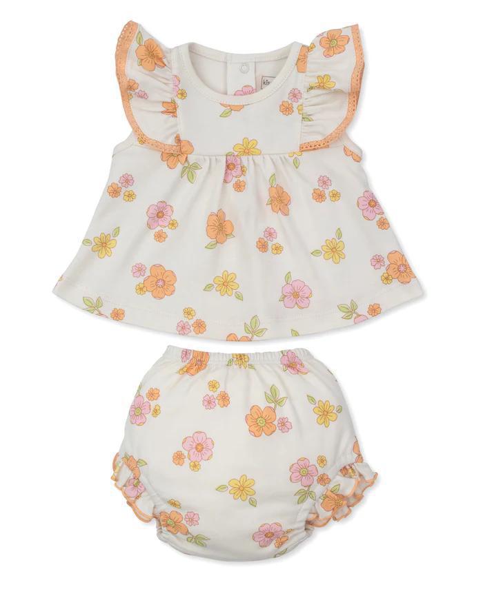 Kissy Love Blushing Blossoms Sunsuit Set KSY1224