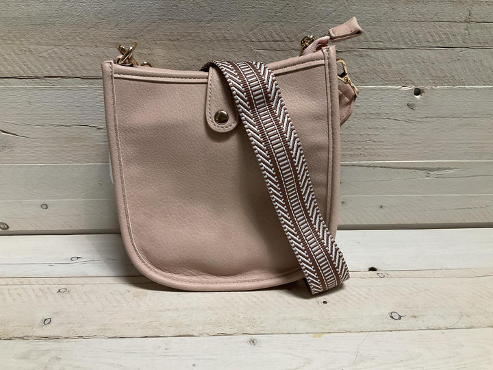 Mini Flap Crossbody Bag w/Braided Strap LQF018 EMH